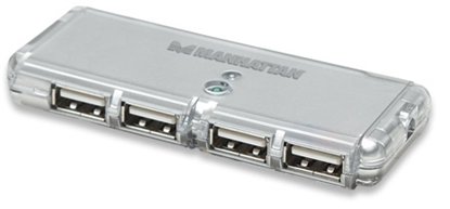 HUB USB-A V2.0  4 Ptos Mini SIN Fuente