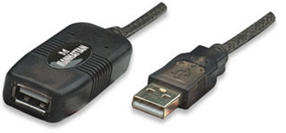 Cable USB V2.0 Ext. Activa 20.0M Negro