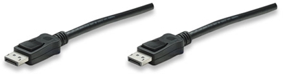 Cable DisplayPort v1.2 M-M 2.0m Negro 4K60Hz
