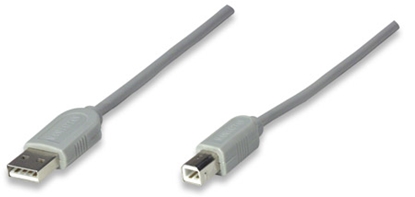 Cable USB A-B 3.0M, Gris