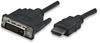 Cable HDMI - DVI-D M-M  1.8M