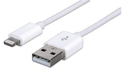 Cable Lightning a USB-A, Blanco 1.0m