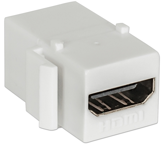 Cople HDMI Keystone Blanco