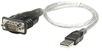 Convertidor USB a Serial DB9 0.4m, Chip Prolific PL-2303