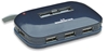 HUB USB-A V2.0  7 Ptos Azul CON Fuente