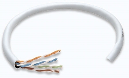 Bobina Cat 5e Cobre UTP Solida Blanca