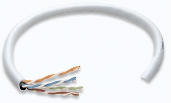 Bobina Cat 5e Cobre UTP Solida Blanca