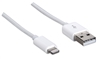 Cable Lightning a USB-A, Blanco 1.0m