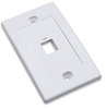 TAPA (FACEPLATE) 1 PERFORACION BLANCO