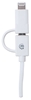 Cable Lightning+ microUSB a USB-A  (2 en 1)