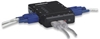 MUX KVM Desktop USB 4:1 con Cables+Audio