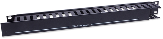 Organizador Cables 19", 1U Metalico 5cm