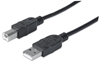 Cable USB V2.0 A-B  5.0M, Negro