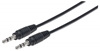Cable estereo a IPOD M-M 0.9M Negro BL