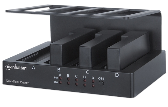 Gabinete QuickDock HDD*4 SATA-USB 3.0