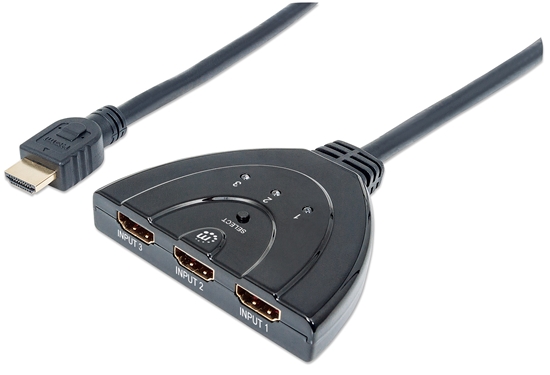 *Switch HDMI 1.3, 3 entradas : 1 salida