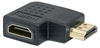 Adaptador HDMI H-M angulo izquierdo 90°