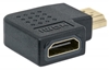 Adaptador HDMI H-M angulo izquierdo 90°