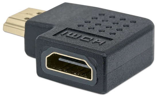 Adaptador HDMI H-M angulo derecho 90°