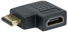 Adaptador HDMI H-M angulo derecho 90°