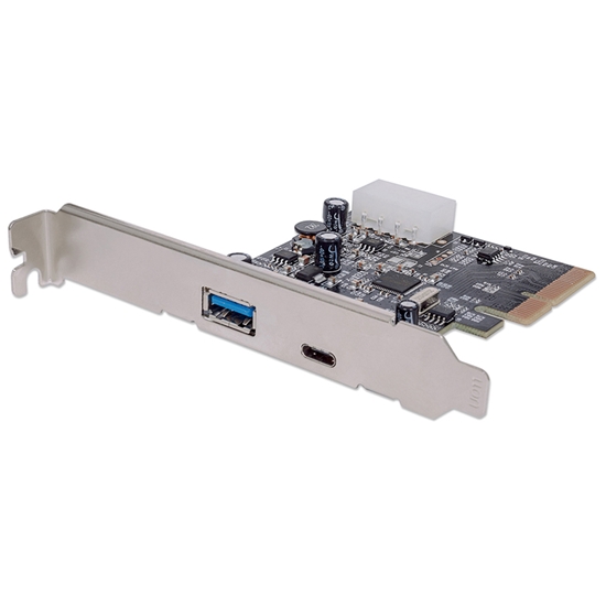 Tarjeta USB-C PCI Express 1 pto C+1pto A