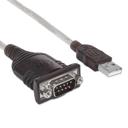 Convertidor USB a Puerto DB9 Serial RS232 1.8m Bolsa