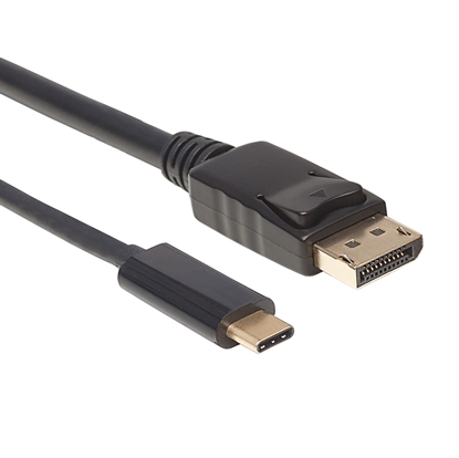 Cable USB-C V3.1, C-DisplayPort M 1.0M 4K, Negro
