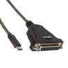 Convertidor USB-C a DB25 1.0m para imp.