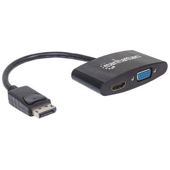 Adaptador DisplayPort M a HDMI/VGA H Pasivo BL