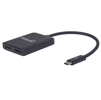 Convertidor Video USB-C a DisplayPort H 2 ptos - Hub MST