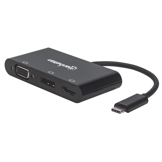 Convertidor USB-C a HDMI/DP/SVGA, M
