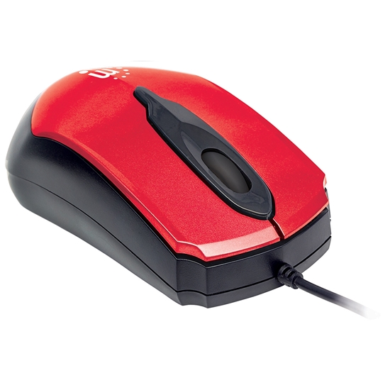 Mouse Optico "Edge" USB Rojo/Negro