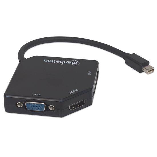 Adaptador DisplayPort Mini M a HDMI/VGA/DVI H Pasivo 4K BL