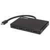 Video Splitter DisplayPort 1 Mini DP in : 4 DP out UHD