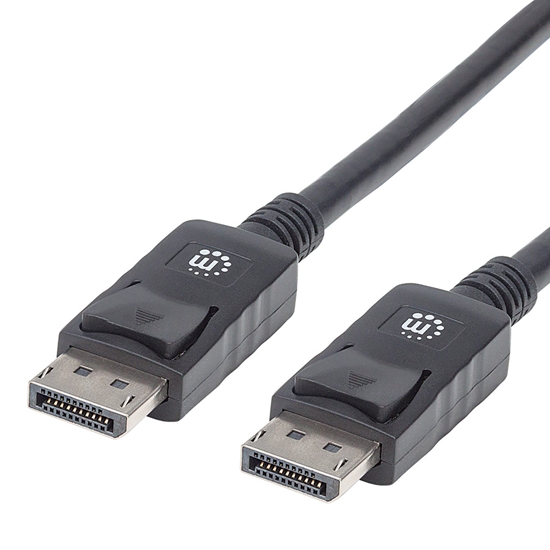 Cable DisplayPort v1.2 M-M 1.0m Negro 4K60Hz