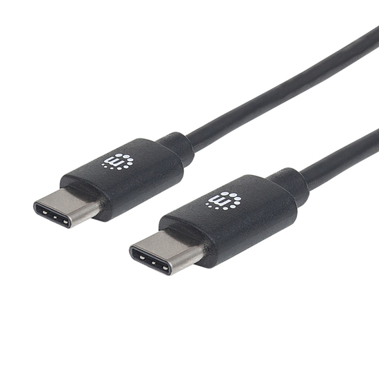 Cable USB-C V2.0, C-C 1.0M Negro 480Mbps