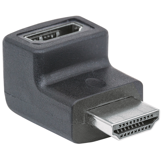 Adaptador HDMI H-M angulo abajo 90°