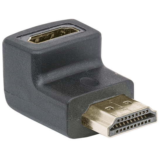 Adaptador HDMI H-M angulo arriba 90°