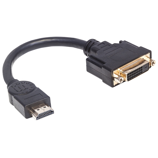 Cable HDMI - DVI-D M-H  20cm