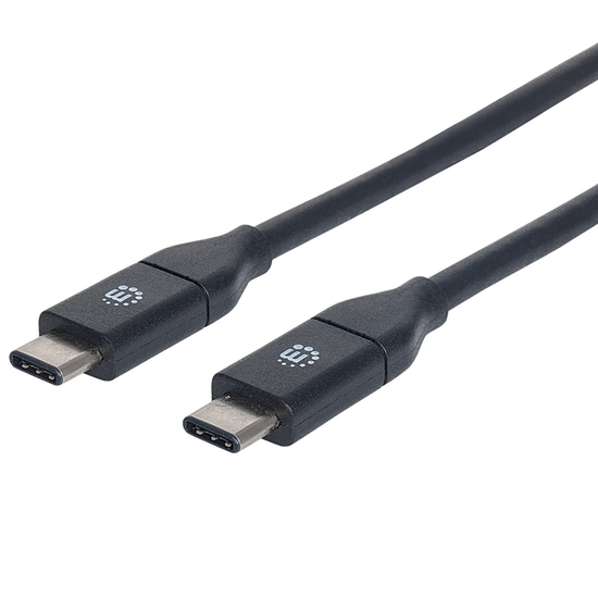 Cable USB-C V3.1, C-C 0.5M Negro