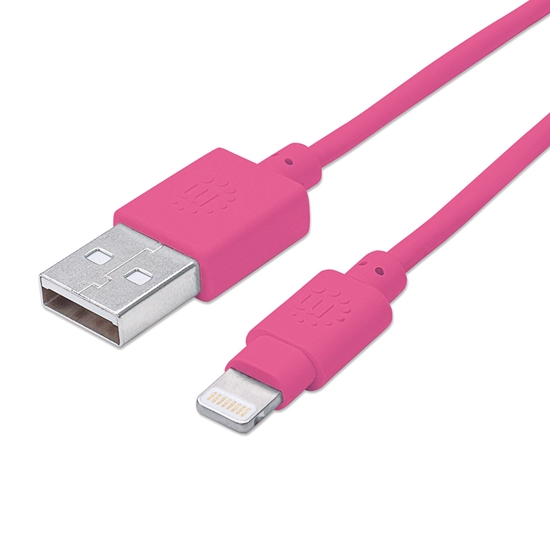 Cable Lightning a USB-A, Rosa 1.0m