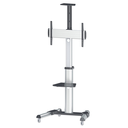 Soporte TV tipo carro  50 kg, 37" a 86", Aluminio