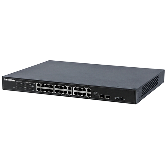 *PoE Switch GB 24 ptos 19" 30W/pto, 400W + 2 SFP 10GB