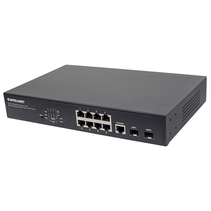 PoE Switch WebAdmin GB  8 ptos 30W/pto, 140W, 2 SFP Ports