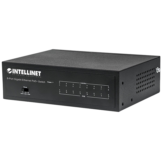 PoE Switch GB  8 ptos Metal 30W/pto, 60W