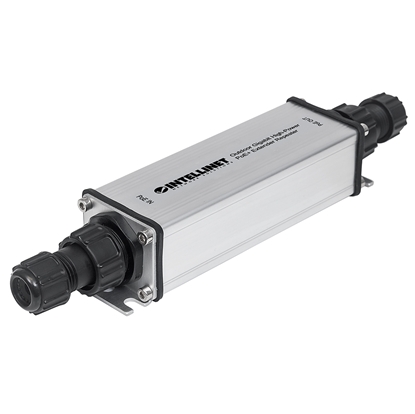 PoE Extensor 25W Max, Exteriores hasta 100m