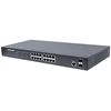 PoE Switch WebAdmin GB 16 ptos 30W/pto, 220W, 2 SFP Ports