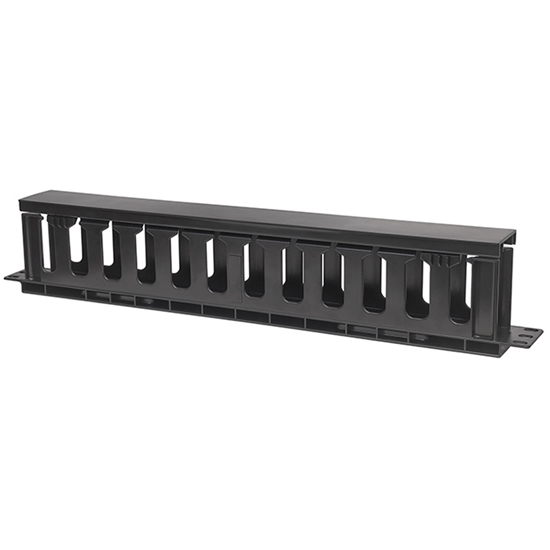 Organizador Horizontal 19" 1U Plastico 8cm