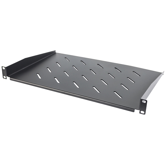 Charola Rack 19", 1U, 30cm Vent. 25kg