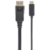 Cable USB-C a DisplayPort M 2.0M 4K60Hz, Negro